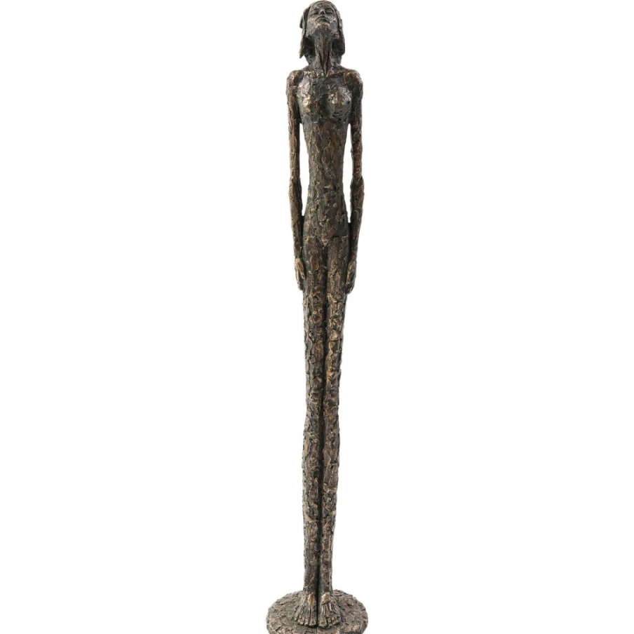 "KARE Design Modern Art Deco Lady Figurine - 78cm Tall Sculpture for Home Decor"