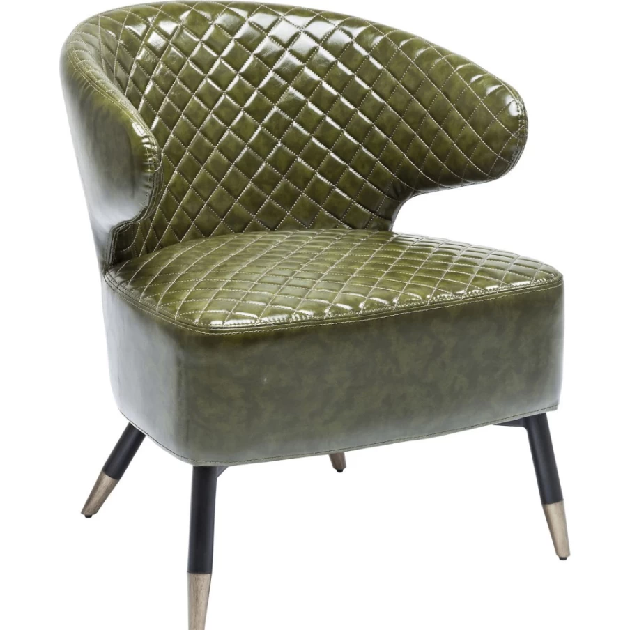 "KARE Design Green Armchair – Modern Session Chair for Stylish Living Room"