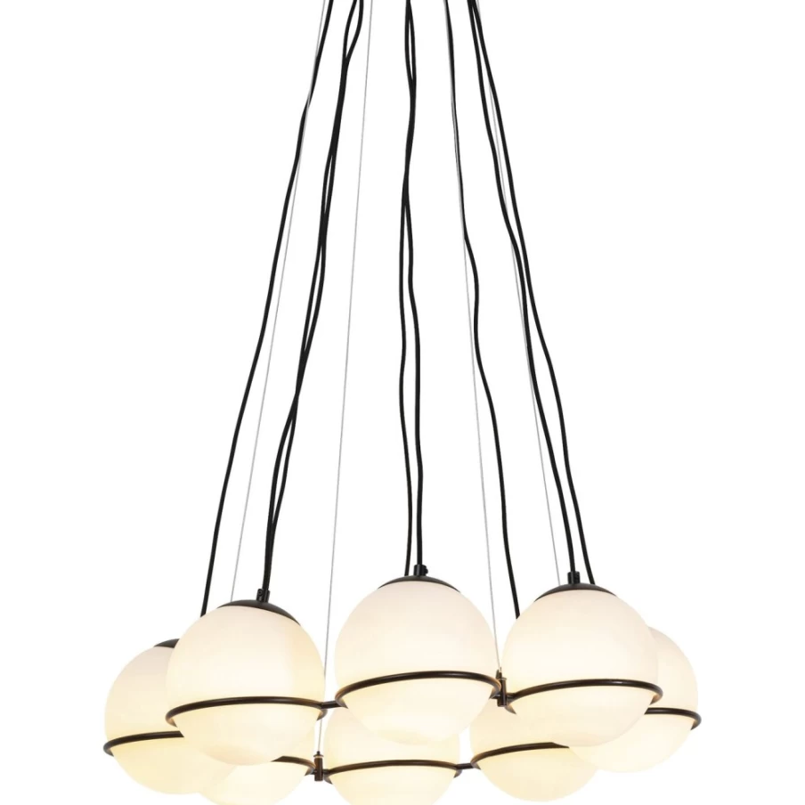KARE Design Modern Black Pendant Lamp Globe - 71cm Stylish Lighting Fixture for Home Decor