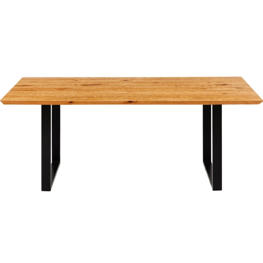 KARE Design Modern Oak Dining Table Symphony Series 200X100 cm in Black Finish