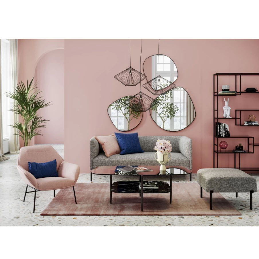 KARE Design Oval Coffee Table Noblesse - 97x91cm Modern Living Room Center Table
