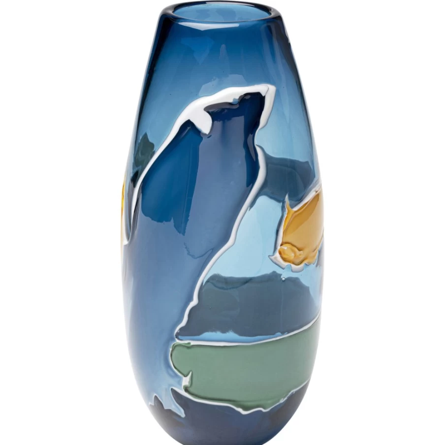 KARE Design Modern Universe Themed Ceramic Vase - 30cm Height for Home Decor