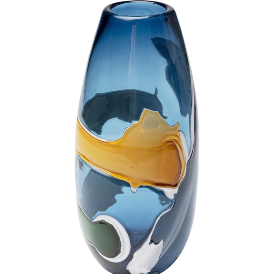 KARE Design Modern Universe Themed Ceramic Vase - 30cm Height for Home Decor