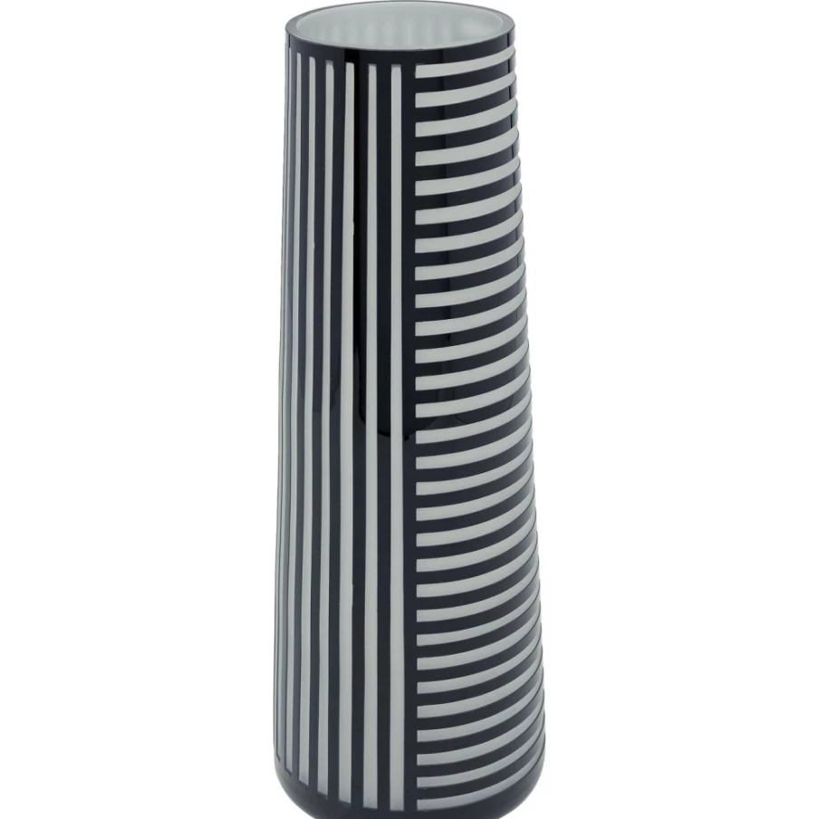 KARE Design Brillar Modern Vase 37cm - Decorative Ceramic Flower Vase for Home Decor
