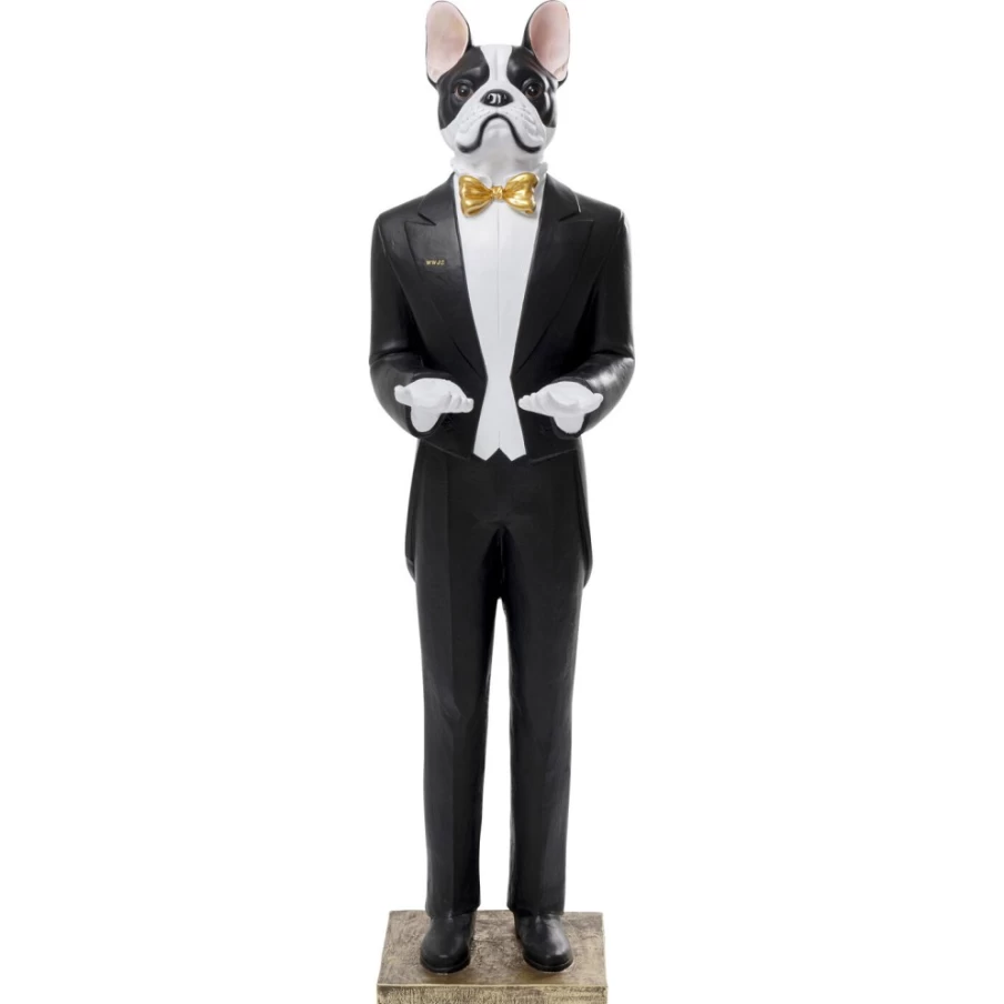 KARE Design Alfred the Butler Dog Statue - 165cm Tall Vintage Home Decor Figurine