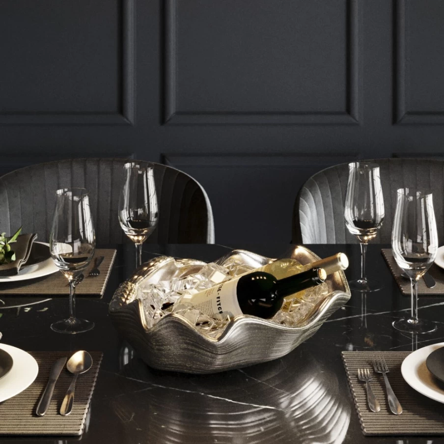KARE Design Modern Wine Cooler Shell - Stylish Built-In Wine Storage Cabinet for Home & Kitchen