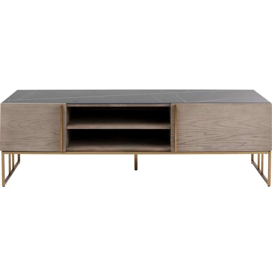 "KARE Design Cesaro Modern Lowboard TV Stand 160x50cm - Stylish Storage Cabinet"
