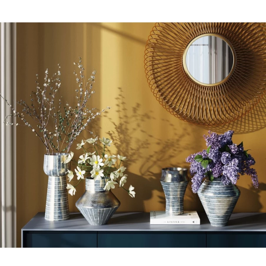 "KARE Design Nizza Modern Vase - 25cm Height, Decorative Home Accessory"