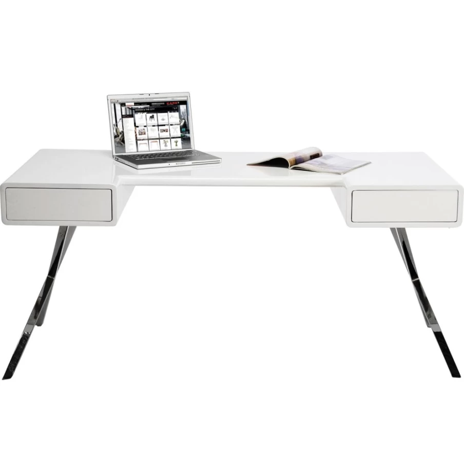 KARE Design Modern Desk Insider 160x75cm - Stylish Writing Desk for Home Office
