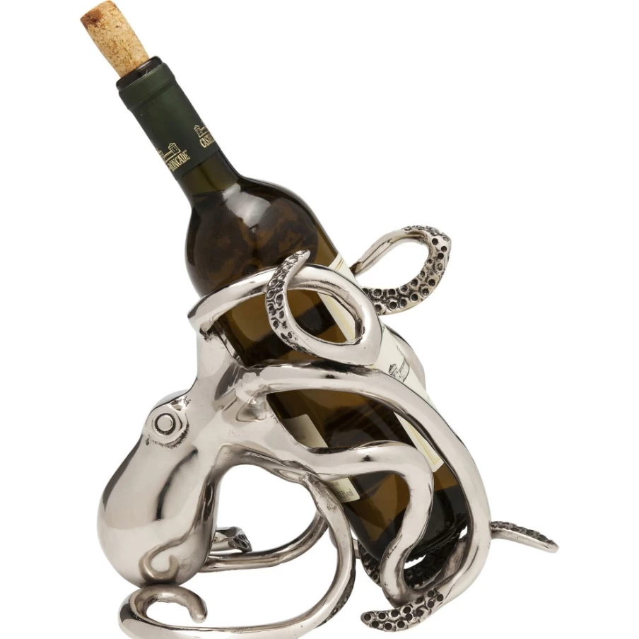 KARE Design Octopus Bottle Holder - Stylish Kitchen Storage Rack for Wine & Bottles