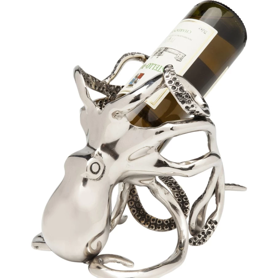 KARE Design Octopus Bottle Holder - Stylish Kitchen Storage Rack for Wine & Bottles
