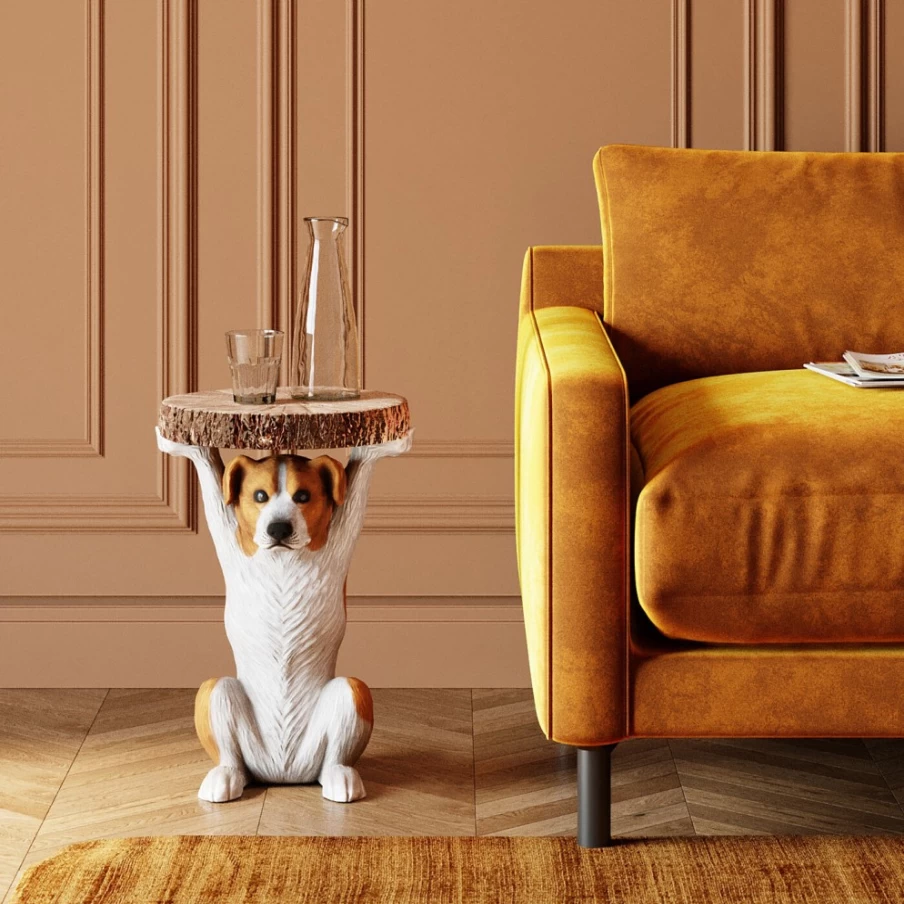 KARE Design Modern Side Table with Animal Motif - Mr. Jack O 33cm Home Decor