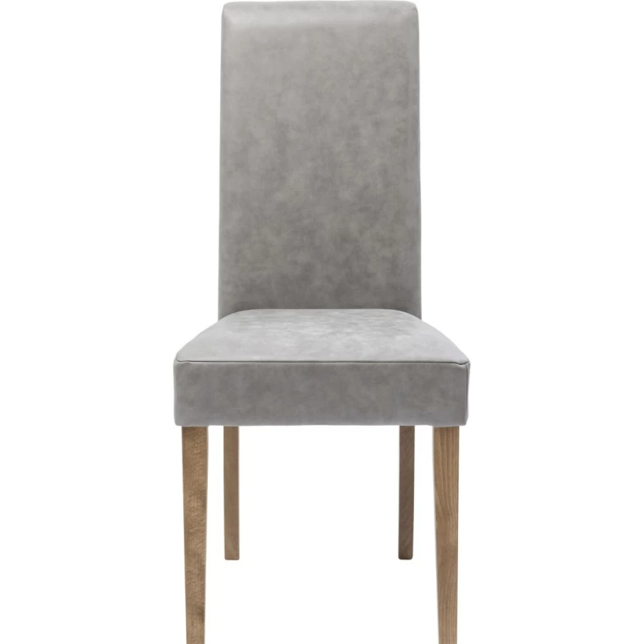 "KARE Design Econo Slim Padded Chair in Grey - Modern Comfort Seating"