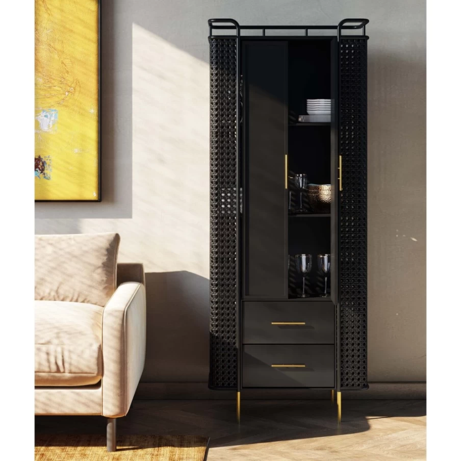 KARE Design Modern Cabinet Fence 180x70cm - Stylish Room Divider & Storage Solution