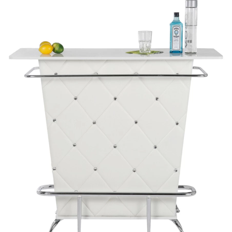 KARE Design Modern Bar Stool - White Rock Lady Chair for Home & Cafe