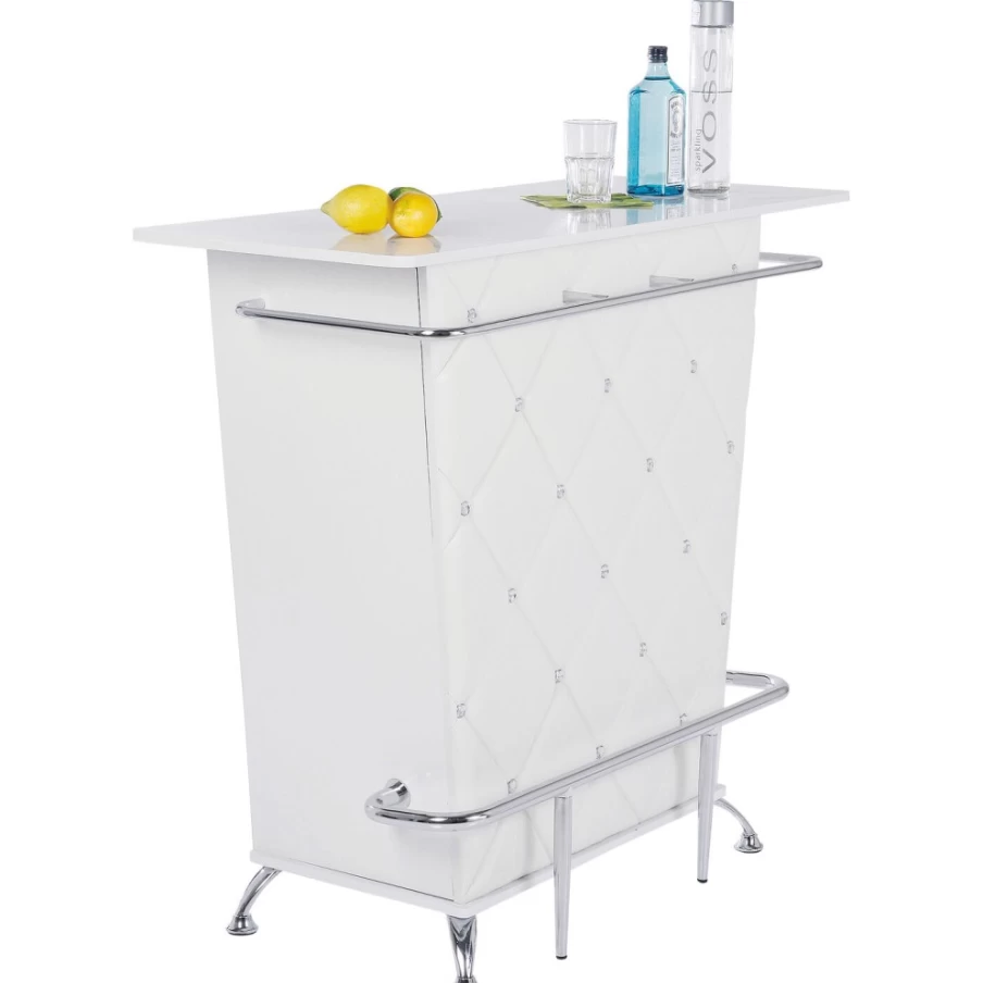 KARE Design Modern Bar Stool - White Rock Lady Chair for Home & Cafe