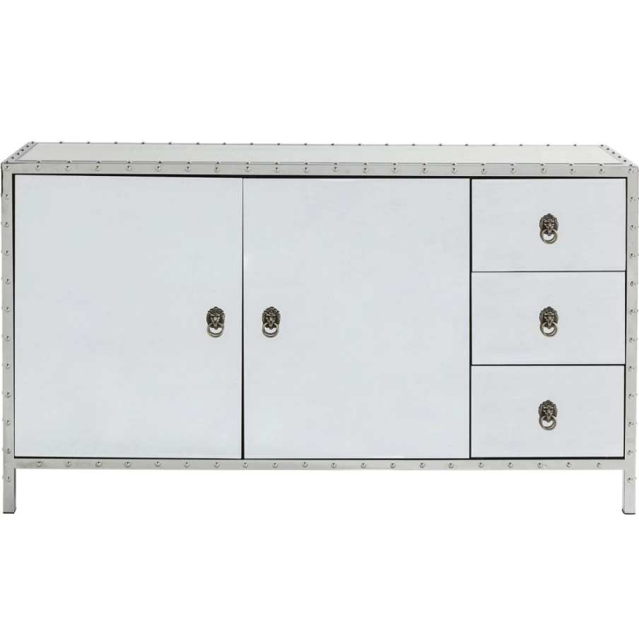 "KARE Design Modern Sideboard with Rivet Details - Stylish Storage Cabinet"