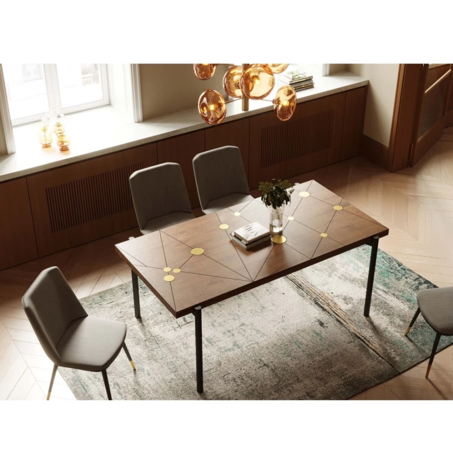 KARE Design Galaxy Modern Dining Table 180 x 90 cm Contemporary Kitchen Table