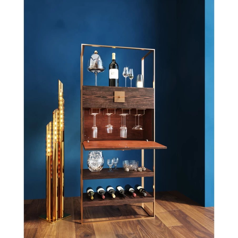 "KARE Design Modern Bar Cabinet Osaka - Stylish Home Bar Furniture for Dining Room"