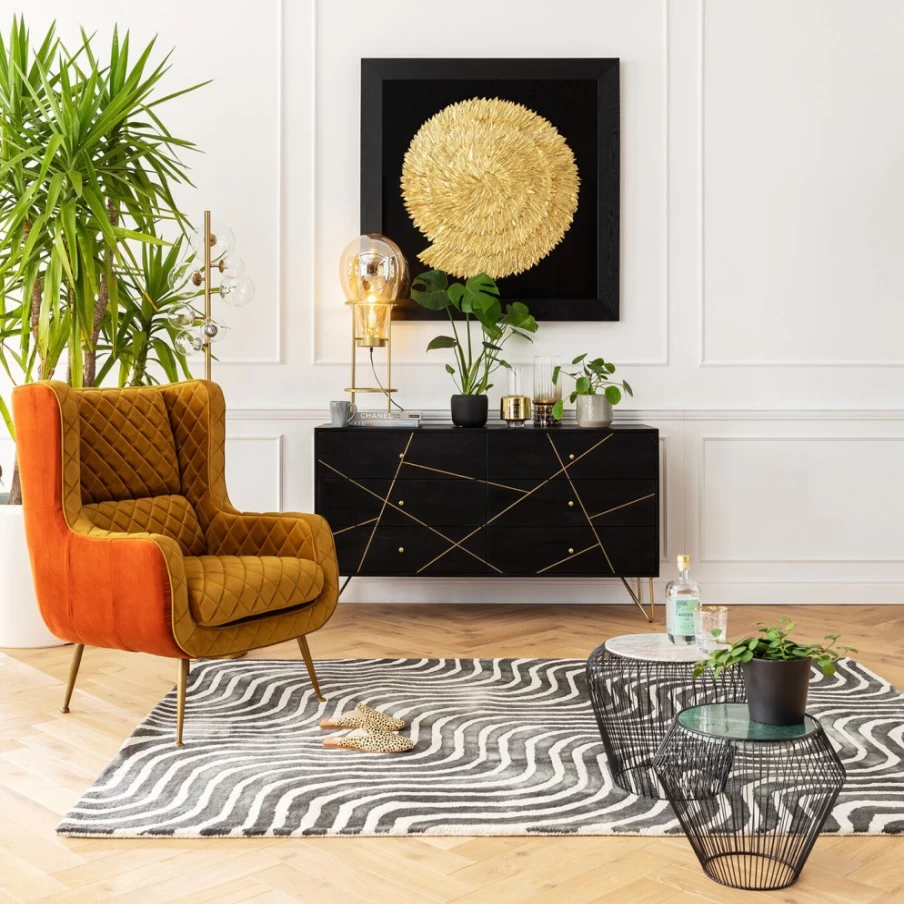 "KARE Design Nonna Modern Armchair - Stylish Lounge Chair for Living Room"