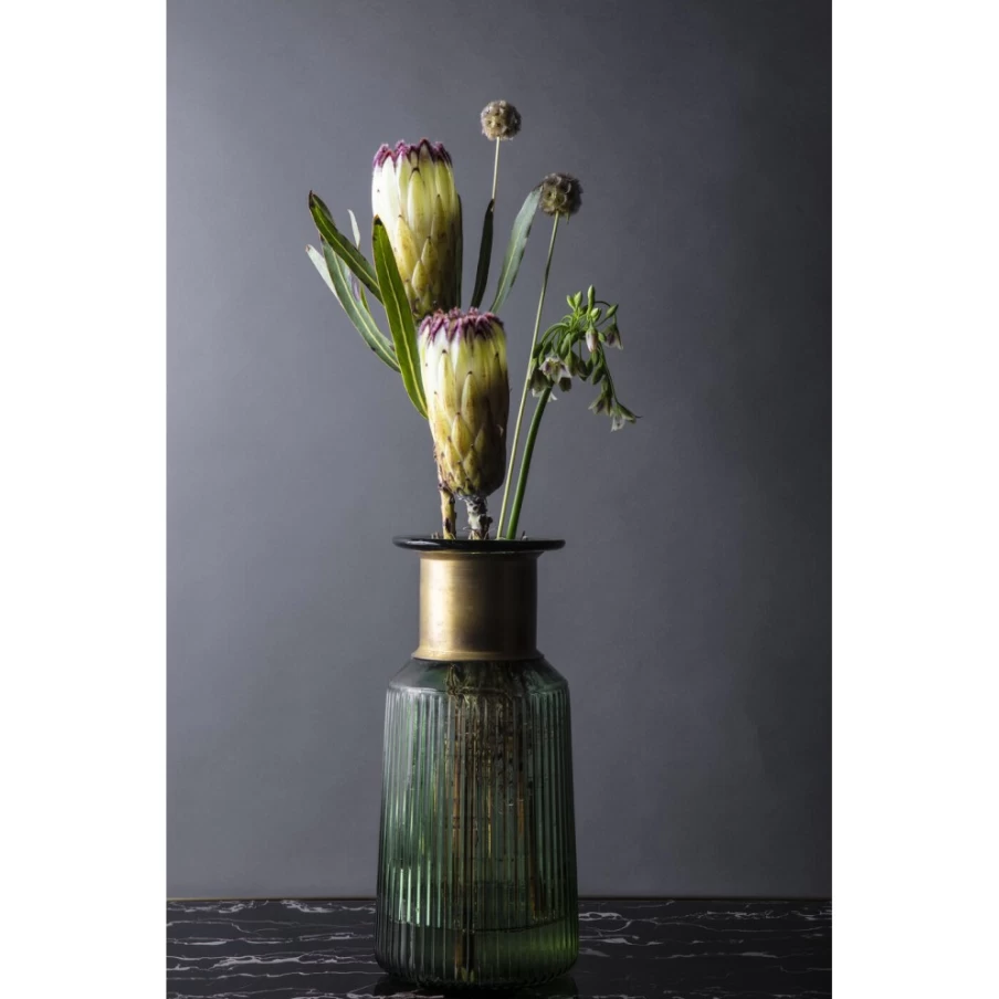 "KARE Design Modern Green Barfly Vase 30cm - Decorative Home Accessory"