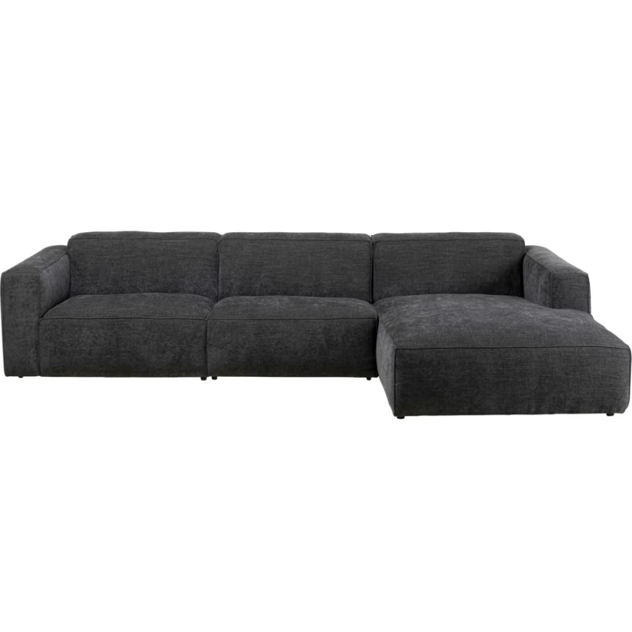 "KARE Design Henry Grey Right Corner Sofa 335x170cm Modern L-Shaped Sectional Couch"