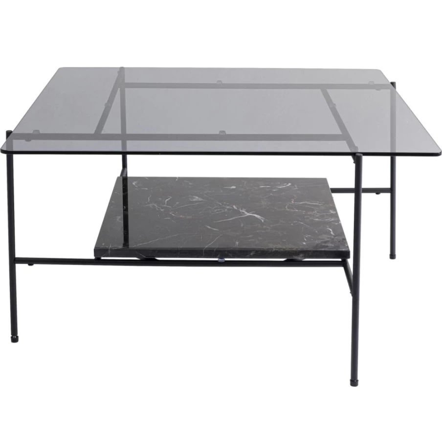 KARE Design Modern Lux Coffee Table 80x80cm Square Stylish Living Room Center Table