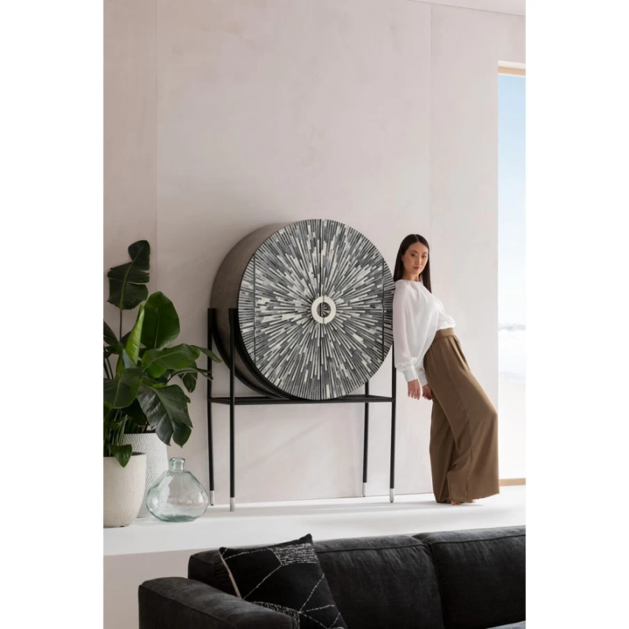 KARE Design Modern Bar Cabinet with Zoom 100X160cm - Stylish Home Bar Furniture for Living Room