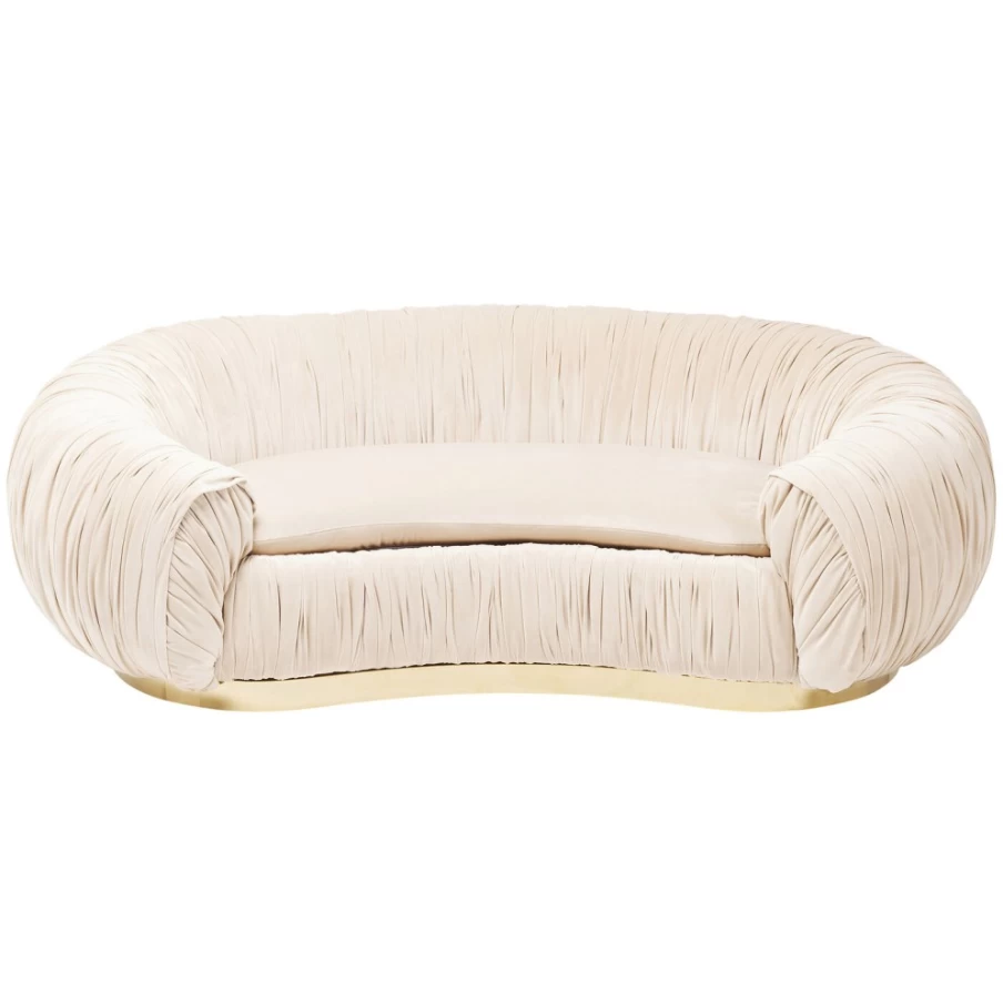 "KARE Design Perugia 2-Seater Cream Sofa - Modern Luxury Living Room Furniture"