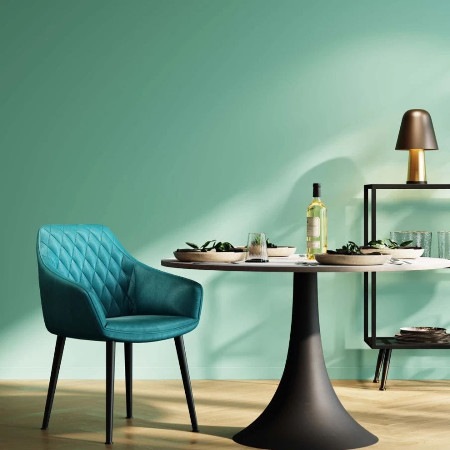 "KARE Design Harry Blue Armchair With Armrests – Modern Comfortable Seating"