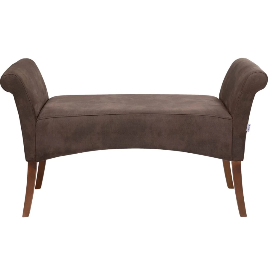 KARE Design Bench Motley Mocca - Modern Stylish Coffee Brown Lounge Seat