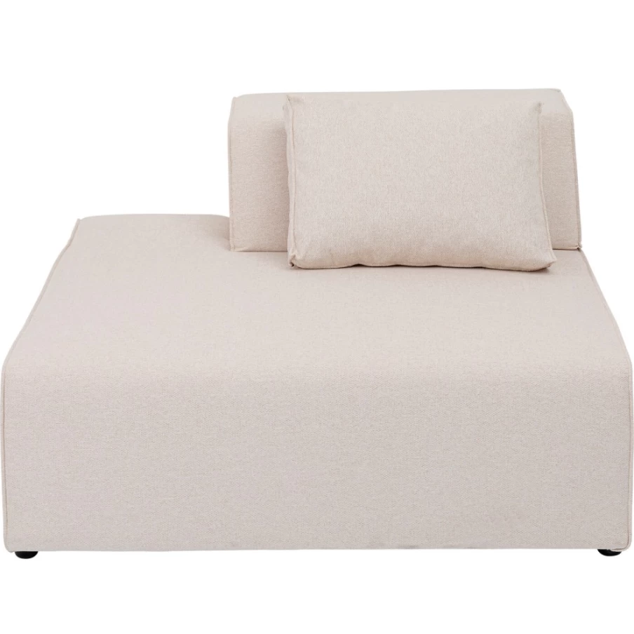 KARE Design Infinity Ottomane Semi Elements Cream Left Sectional Sofa 120cm Modern Luxury