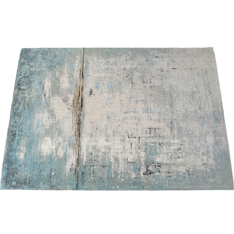 "KARE Design Modern Abstract Light Blue Area Rug 200x300cm for Living Room"