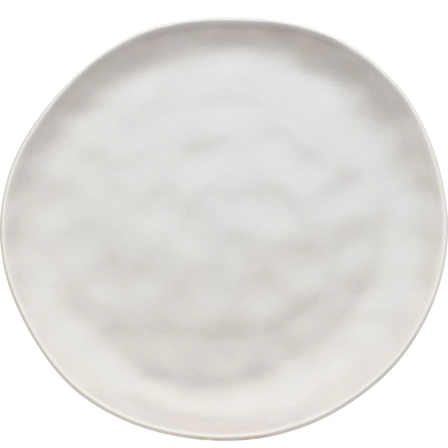 "KARE Design Organic Grey Plate 26cm – Eco-Friendly Ceramic Dinnerware"
