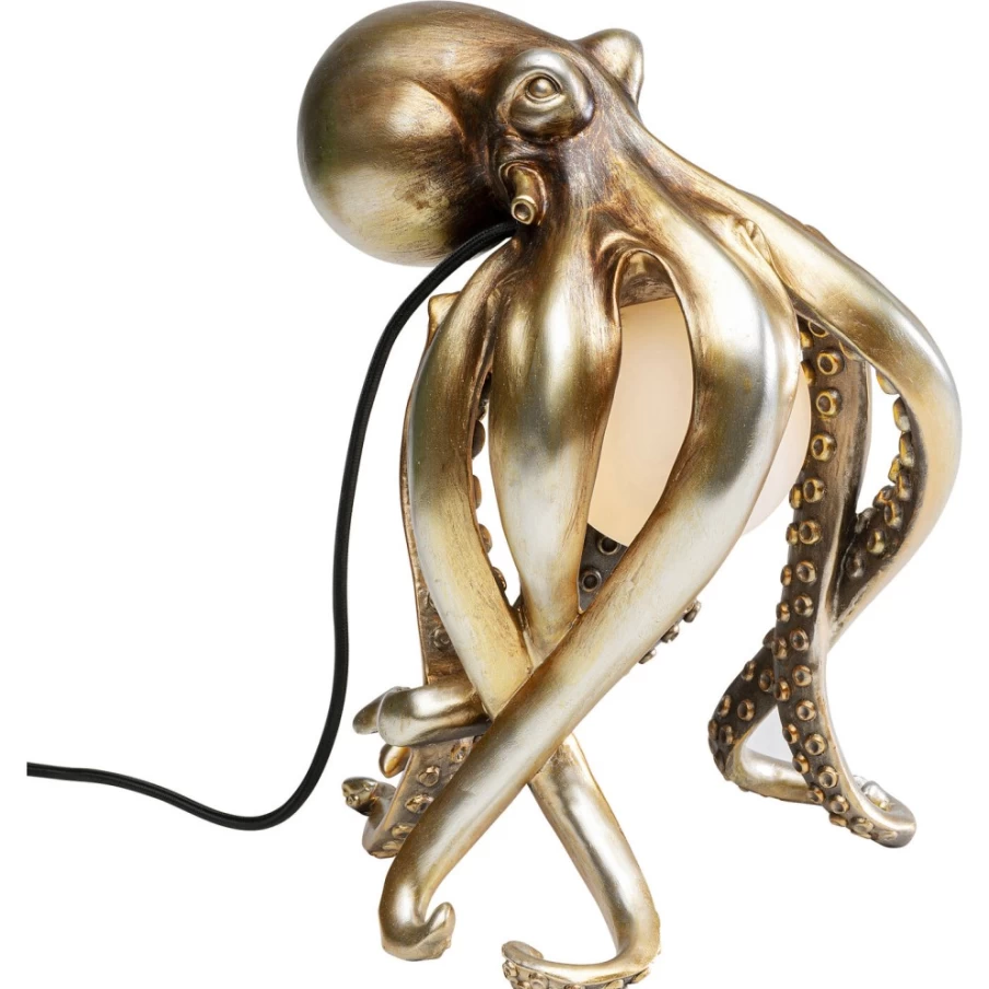 KARE Design Modern Octopus Table Lamp - 34cm Unique Animal Desk Light for Home Decor