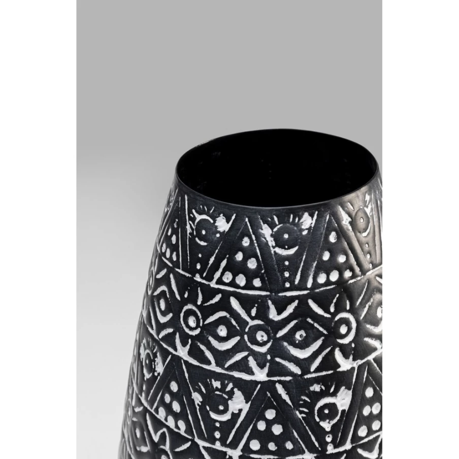 "KARE Design Modern Ceramic Vase - 41cm Handcrafted Home Decor Sketch Art Piece"