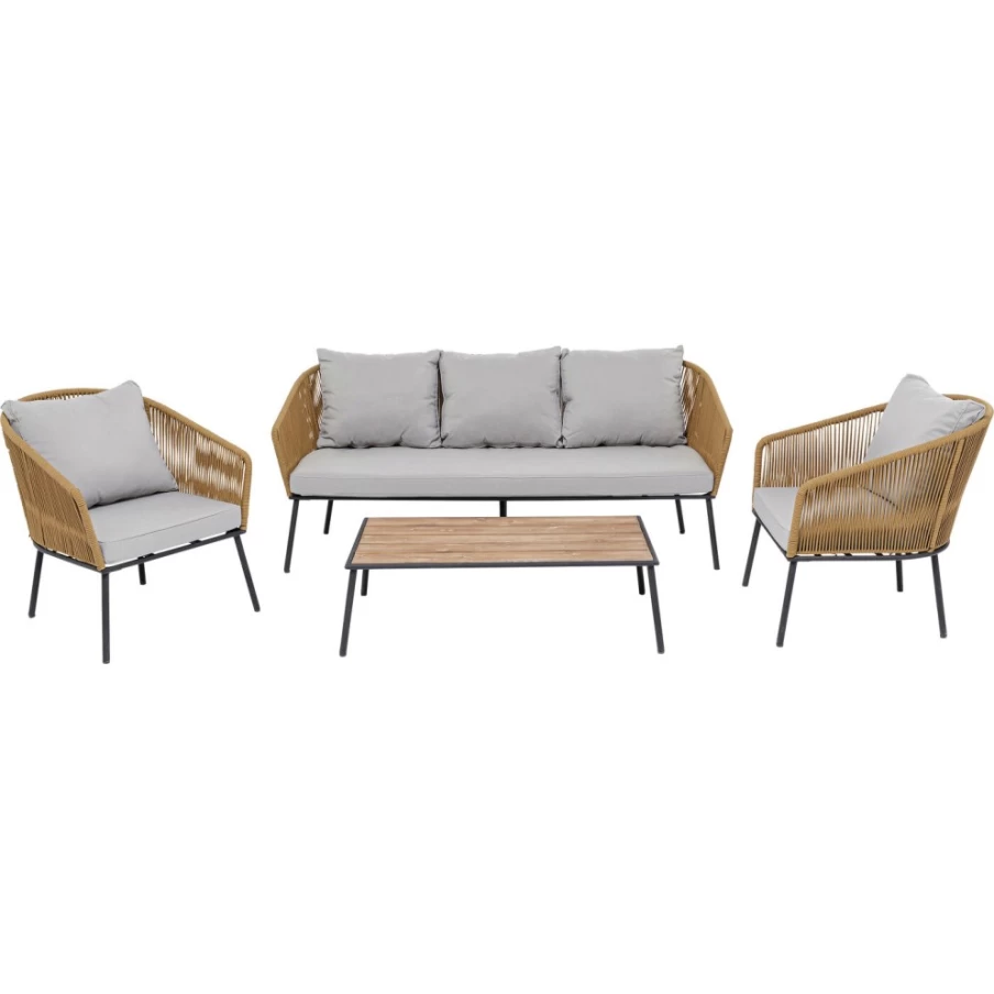 KARE Design Elba Cinque Nature 4-Piece Sofa Set | Modern Living Room Furniture
