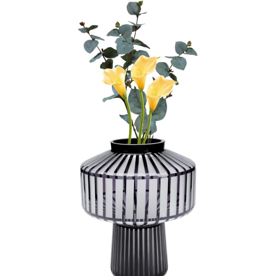 KARE Design Modern Roulette Rim Vase - 30cm Decorative Ceramic Home Decor