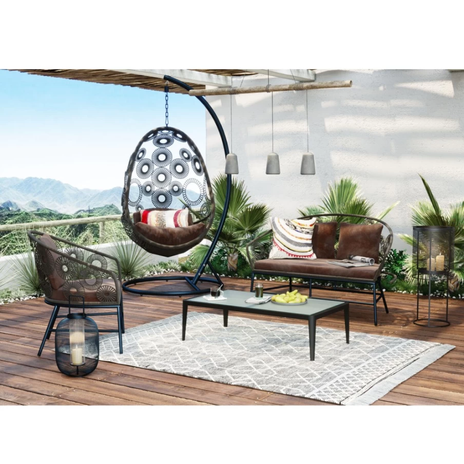 KARE Design Premium Black Coffee Table - Modern Stylish Living Room Furniture