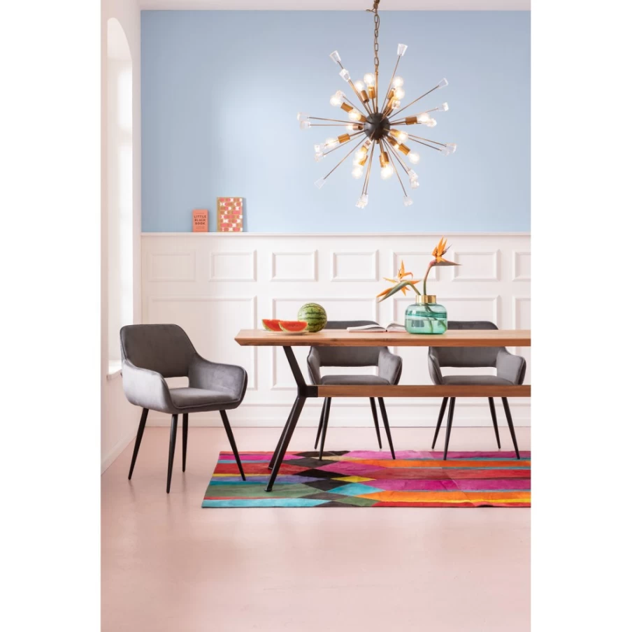 "KARE Design Modern Armchair With Armrests In San Francisco Grey – Stylish Comfort For Your Home"