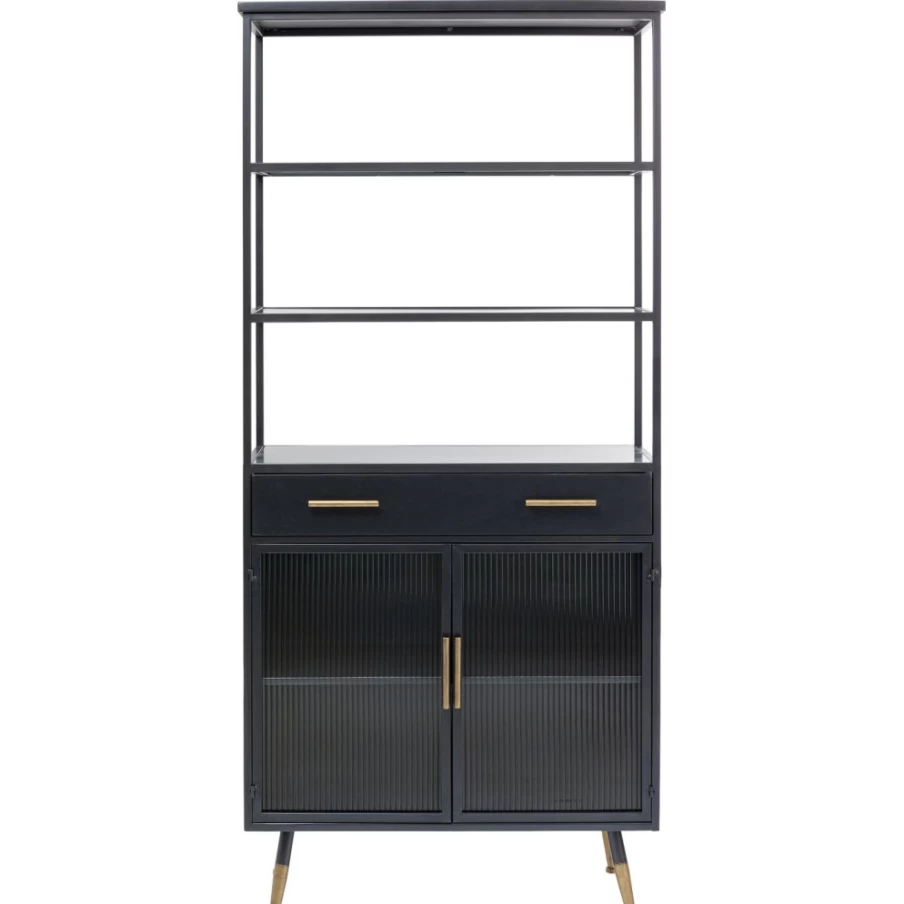KARE Design Modern Shelf La Gomera 92x200cm - Stylish Wooden Wall Shelf for Home Decor