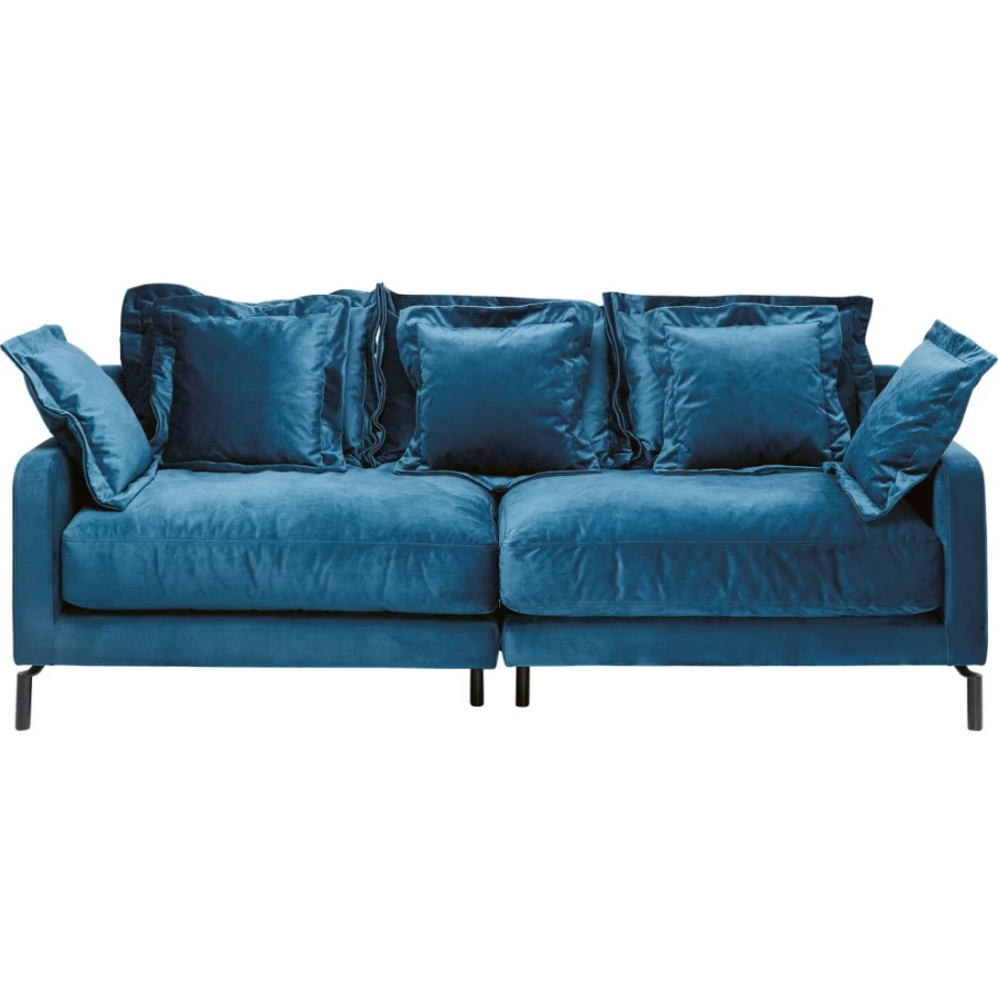 "KARE Design Modern Bluegreen 2-Seater Sofa – Lullaby Collection for Stylish Living Room"