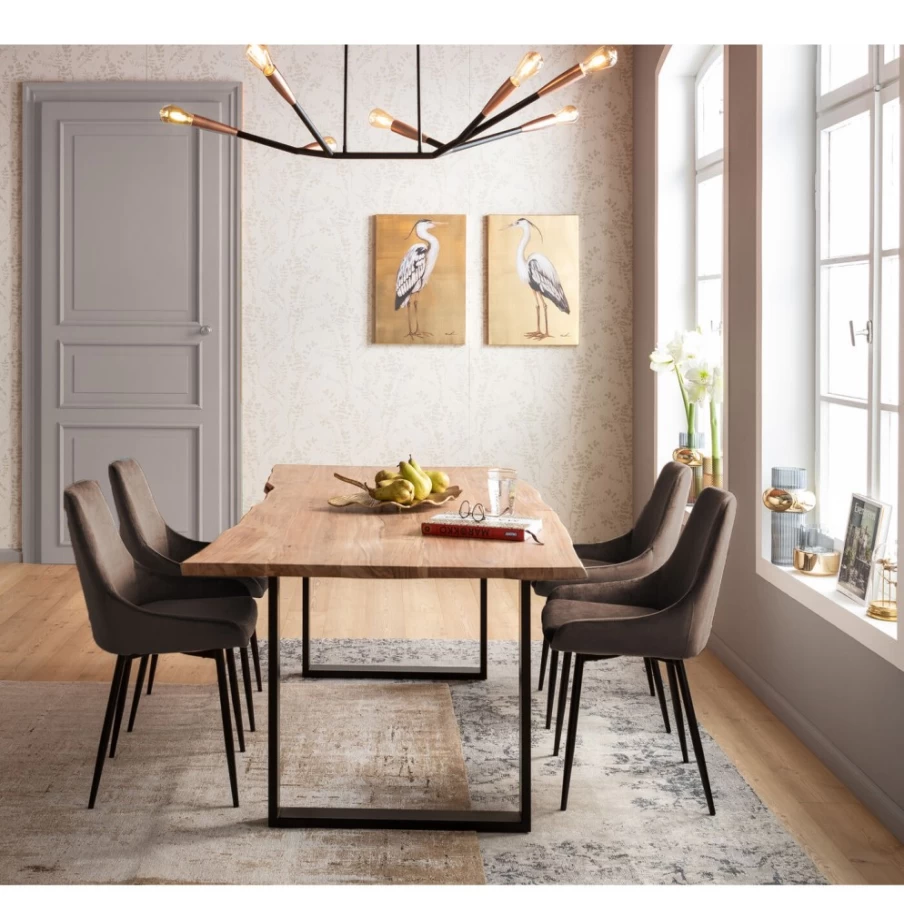 "KARE Design Modern Brown Chair - East Side Style for Contemporary Living"
