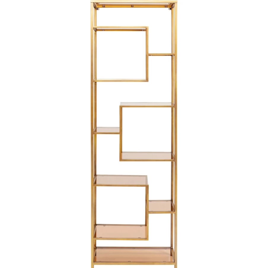 KARE Design Modern Gold Shelf Loft 60x195cm - Stylish Floating Shelves for Home Decor