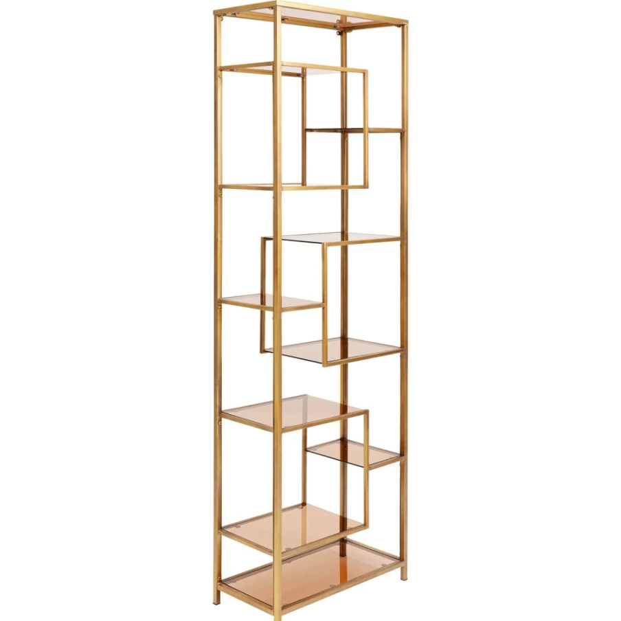 KARE Design Modern Gold Shelf Loft 60x195cm - Stylish Floating Shelves for Home Decor