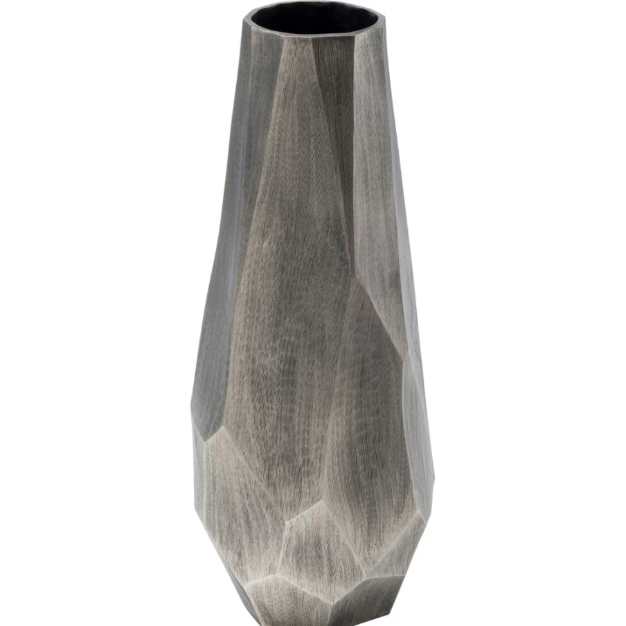 KARE Design Sacramento Silver Antique Deco Vase - 56cm Height Vintage Home Decor