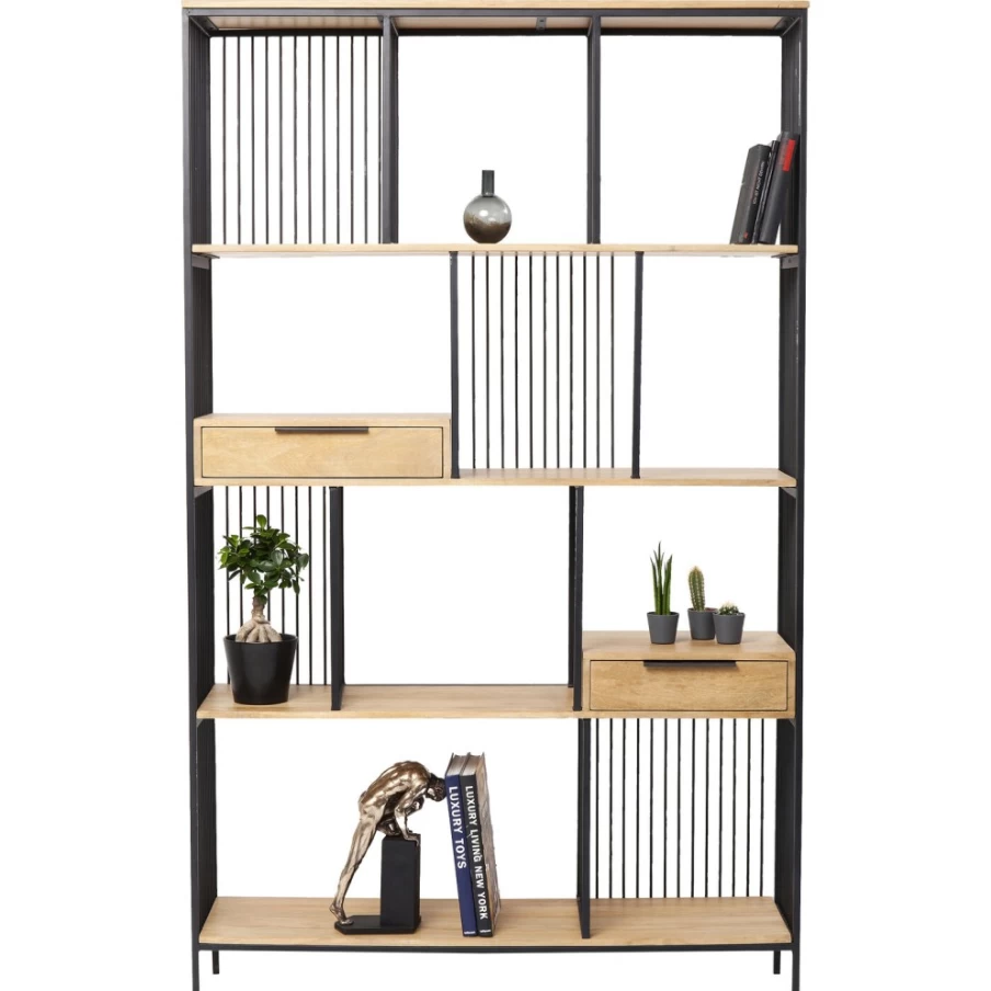 "KARE Design Modern Shelf Unit 125x200cm - Stylish Storage Solution for Home & Office"