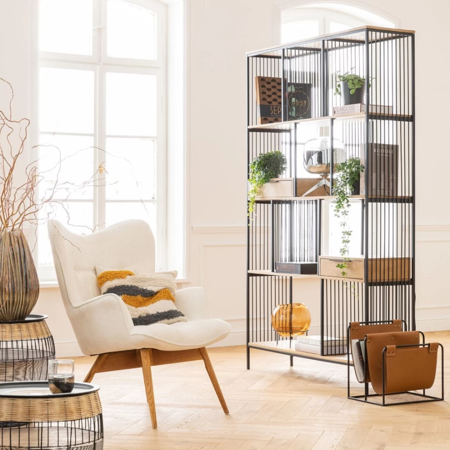 "KARE Design Modern Shelf Unit 125x200cm - Stylish Storage Solution for Home & Office"
