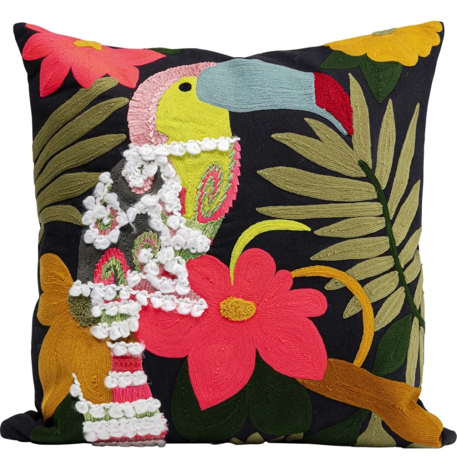 KARE Design Tropical Print Cushion Cover 45x45cm Decorative Pillow Case Home Decor
