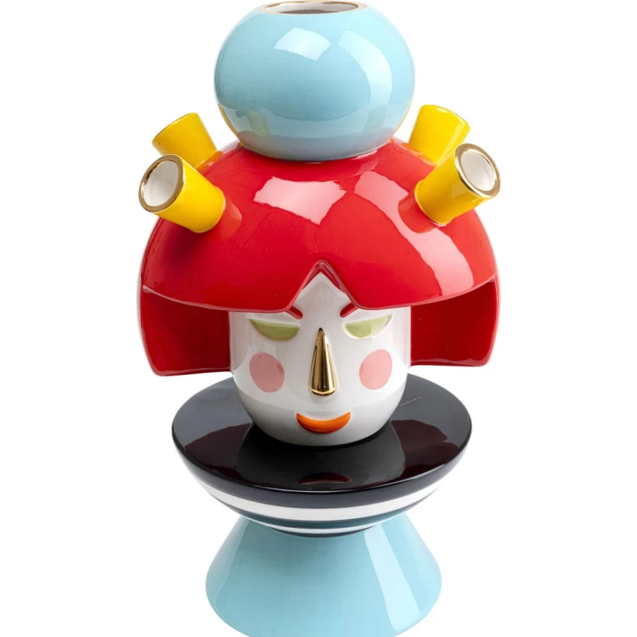KARE Design Modern Puppet Girl Sculptural Vase - 36cm Tall Decorative Home Decor